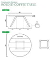 Round Coffee Table Mindi icon