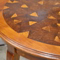 Round Dining Table Italy Coconut Top Teak icon