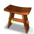 Shogun Stool Solid - Teak Oil Finished icon