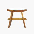 Shogun Stool With Leather icon