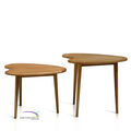 Side Table Fifties Set Of 2 In Mindi Slats H icon