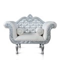 Silver Sofa Royal Small