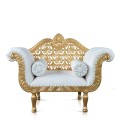 Silver Sofa Royal Small