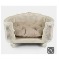 Sofa Dog Bianca With Rattan