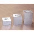 Square Candle Holder  Alum Set 3