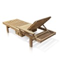 Sun Lounger New With One Armrest Right - No Wheels