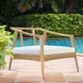 Tango Armchair Od Teak Slats