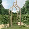 Garden arbor solid wood arch