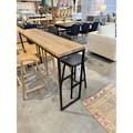 Teak Bar Table With Iron Legs icon