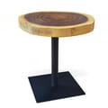 Tree Slice With Pedestal Iron Table icon