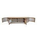 Tv Console Oval With Rattan Door