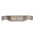 Tv Console Oval With Rattan Door