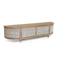 Tv Console Oval With Rattan Door