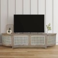 Tv Console Oval With Rattan Door icon