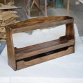 Wall Rack Drawers Rustic