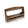 Wall Rack Drawers Rustic