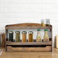 Wall Rack Drawers Rustic