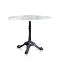 White Marble Table Round Iron Legs icon