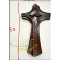 Wooden Cross Wood 50cm