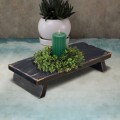 Wooden Riser - Rustic Black