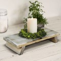 Wooden Riser - Rustic White