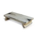 Wooden Riser - Rustic White