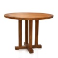 Wooden Round Outdoor Table icon