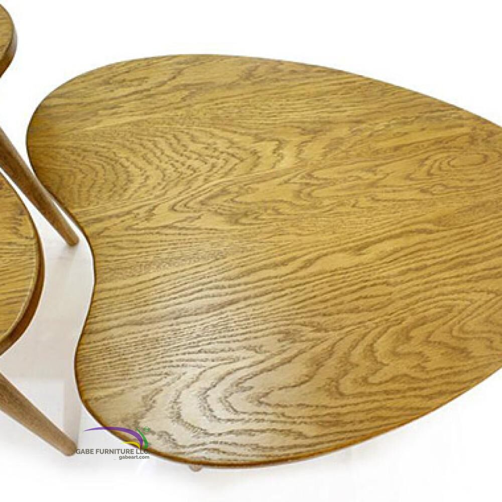Side Table Fifties Set Of 2 In Mindi Slats B