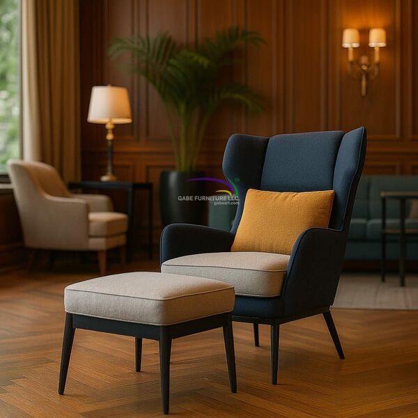 Armchair + Ottoman Lt.4