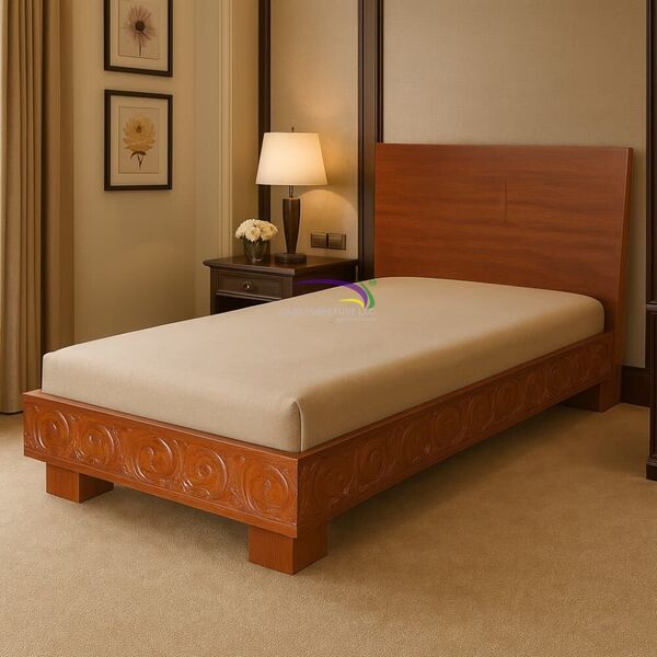 Artemis Mahogany Single Bed