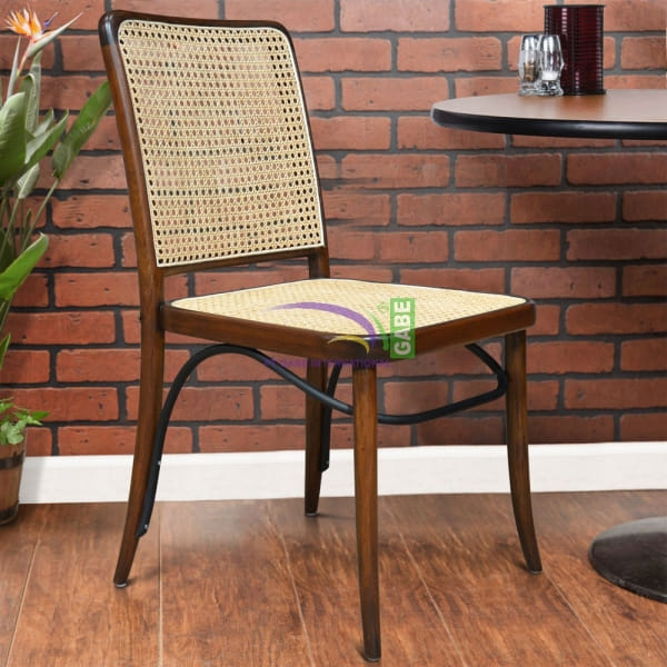 Cafe Chair Thonet Hoffman With Rattan