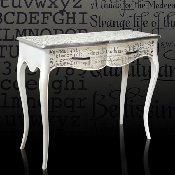 CONSOLE TABLE FONT STYLE 2 DRAWERS 02