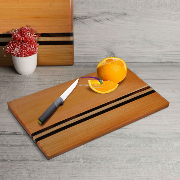 Cutting Board  Stripe 3 Wd  40 X 2 X 24.5