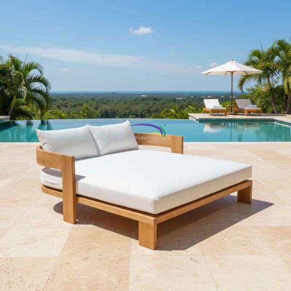 Serenity Teak Outdoor Daybed
