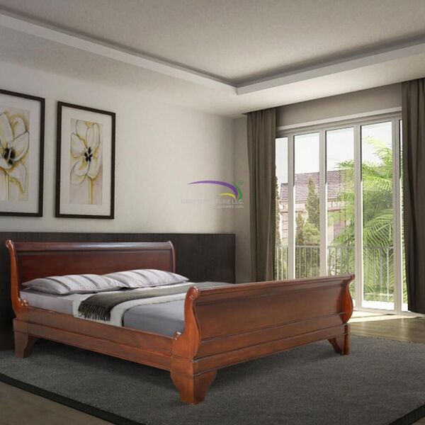 France Sleigh Bed