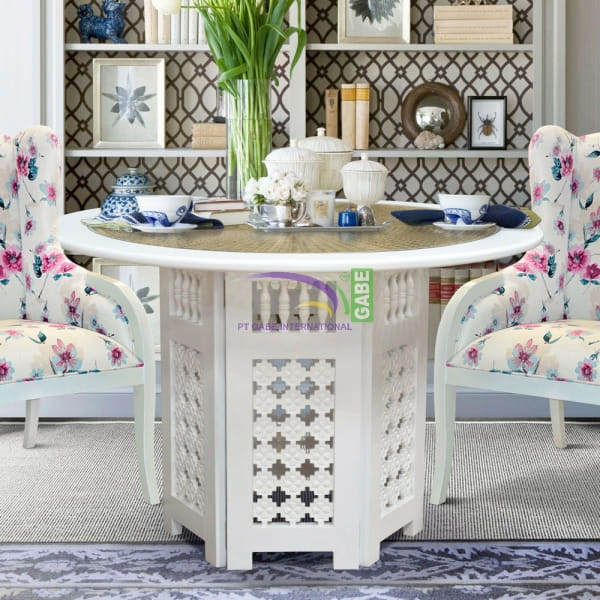 Moroccan Dining Table White
