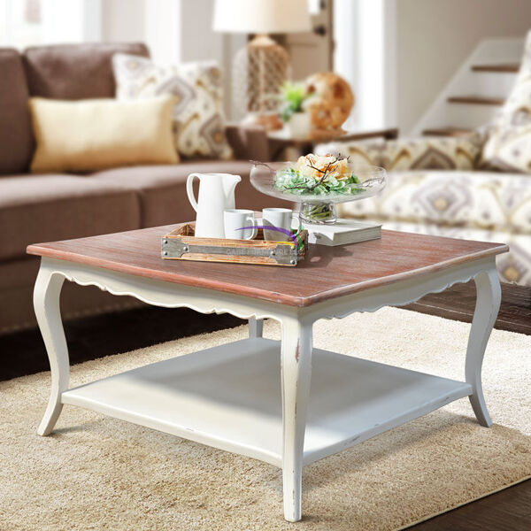 Coffe Table Pily With Shelf