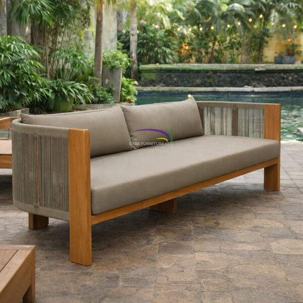 Riviera Teak Outdoor Sofa