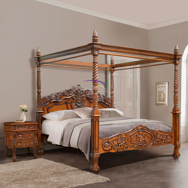 Rococo 4 Poster Bed 194x204cm