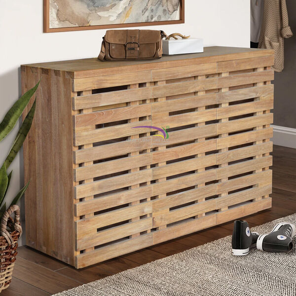 Slatted Shoe Cabinet Ori