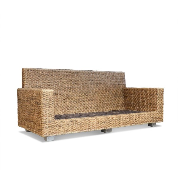 Waterhyacinth Sofa - Solid wood frame - No Cushion