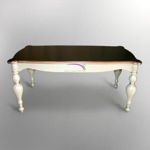 Table White Silver
