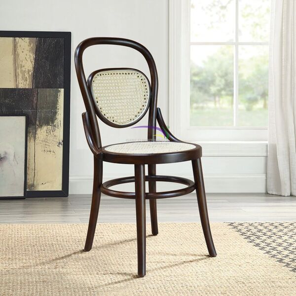 Teak Chair With Rattan