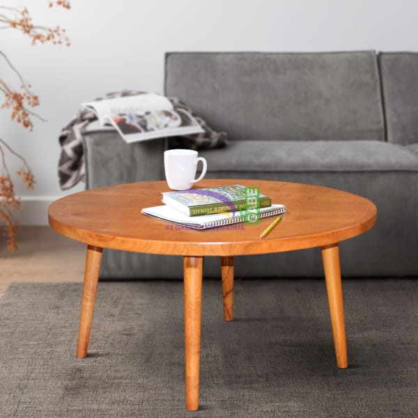 Teak Round Coffee Table