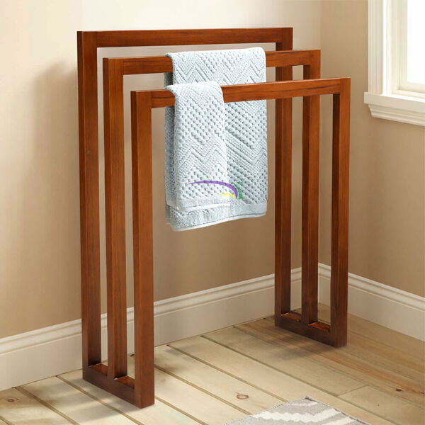 Towel Hanger Wax Walnut