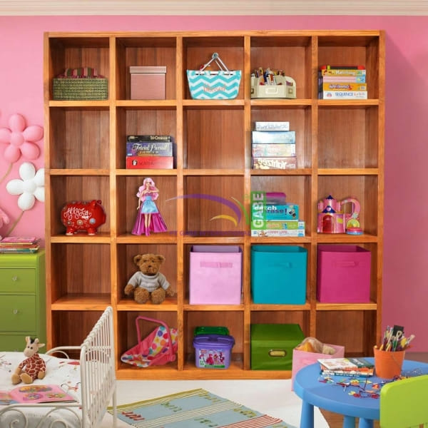 Toys Rack Cabinet Teak Wood