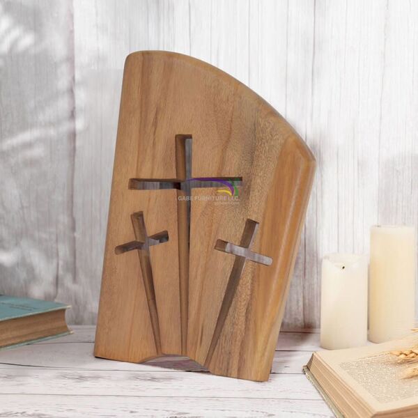 Triple Cross Silhoutte Plaque